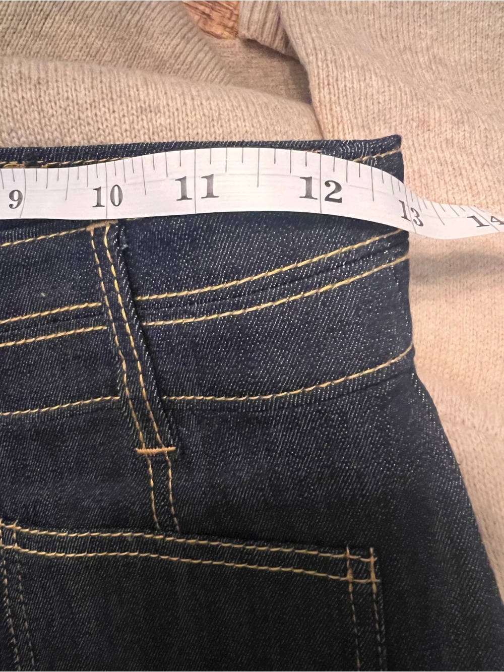 Cinq à Sept Dorothea Indigo High Rise Cropped Flare Jeans Size 0 - Picture 12 of 15